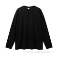 Spring solid color loose long sleeve bottoming shirt